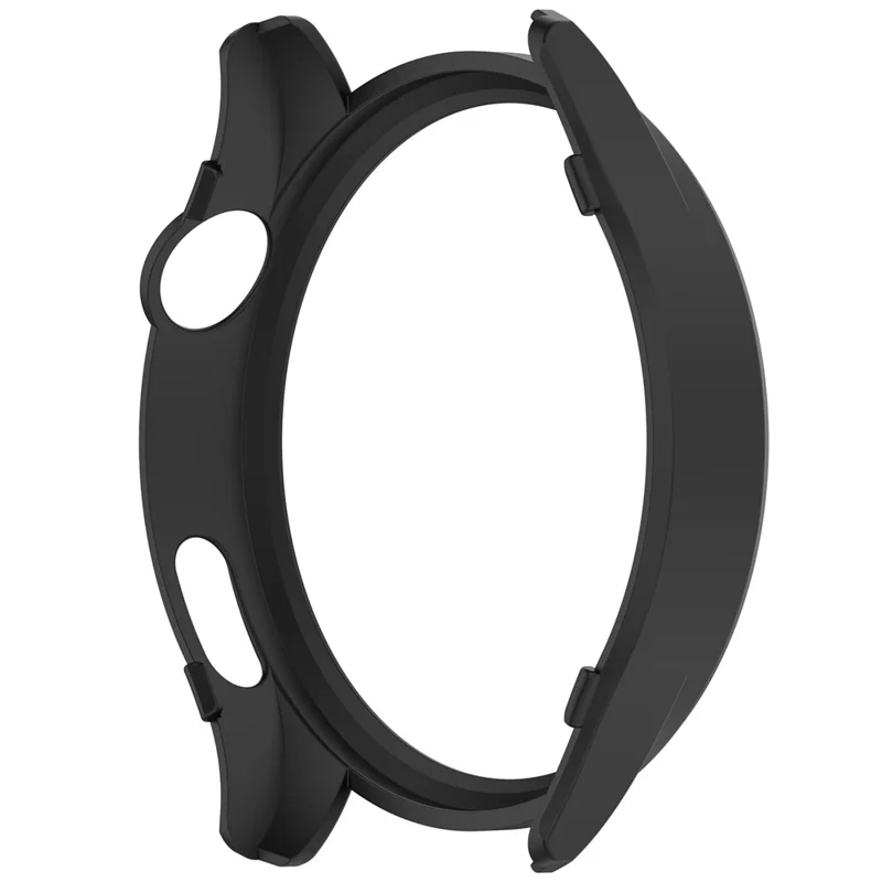 For Xiaomi Watch S5 PC Watch Case Hollow Semi-Enclosed Smartwatch Protective Cover - Black