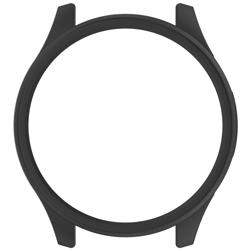 For Xiaomi Watch S5 PC Watch Case Hollow Semi-Enclosed Smartwatch Protective Cover - Black