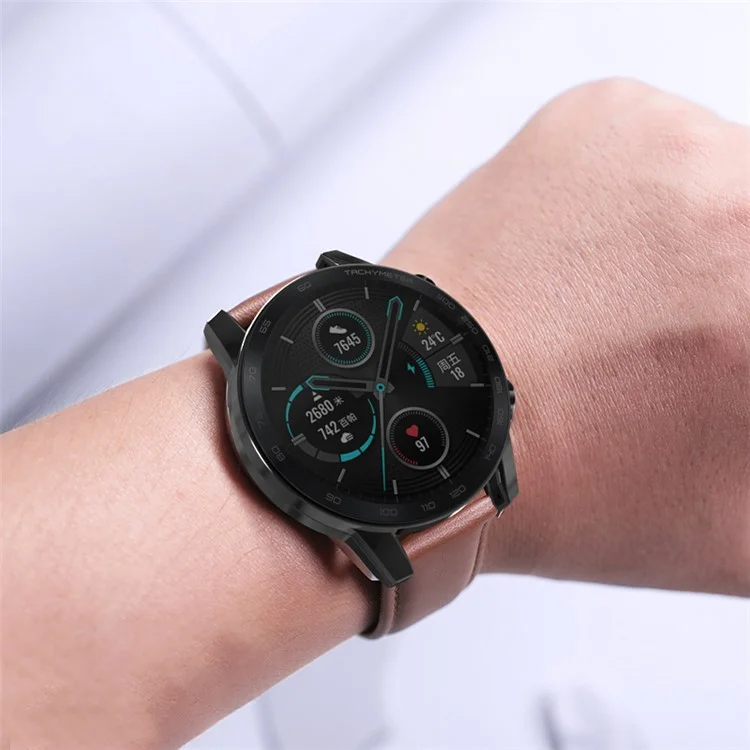 Electroplating TPU Watch Cover Full Protective Case for Huawei Honor Magic 2 46MM - Black