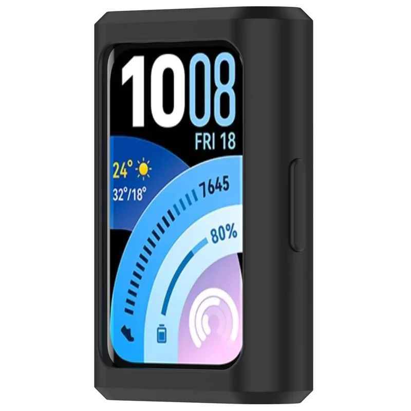 For Huawei Band 11 Pro / 11 Pro NFC Watch Case Soft Silicone Protective Cover - Black