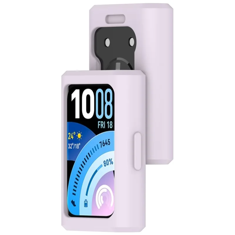 For Huawei Band 11 Pro / 11 Pro NFC Watch Case Soft Silicone Protective Cover - Light Purple