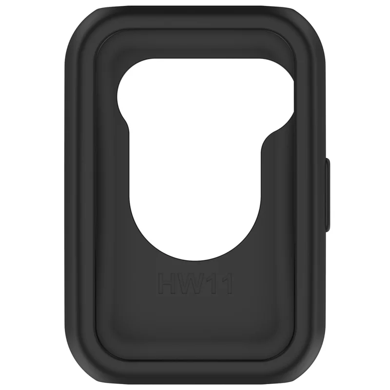 For Huawei Band 11 / 11 NFC Watch Case Soft Silicone Protective Cover - Black