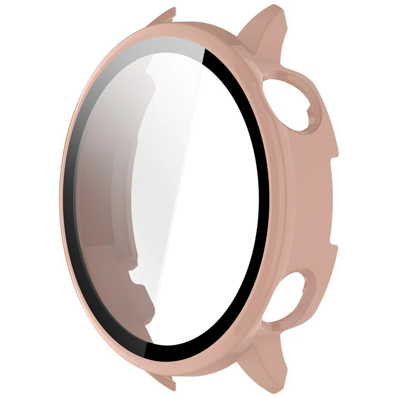 For OnePlus Watch 4 43mm / Watch 3 43mm / Oppo Watch X3 Mini / Watch X2 Mini Hard PC Watch Case with Tempered Glass Screen Film - Pink