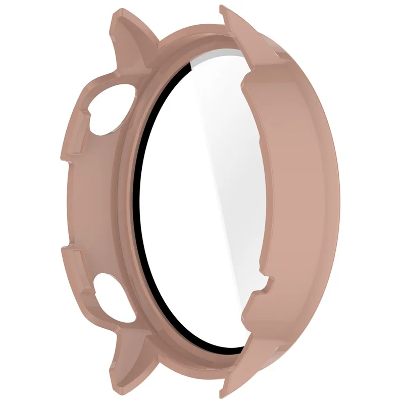 For OnePlus Watch 4 43mm / Watch 3 43mm / Oppo Watch X3 Mini / Watch X2 Mini Hard PC Watch Case with Tempered Glass Screen Film - Pink