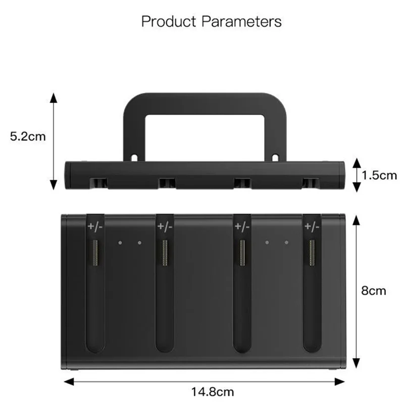 IPLAY HBS-2897 NS2 Joy-Con Charging Station for Nintendo Switch 2 4-in-1 Magnetic Charging Dock with LED Indicator
