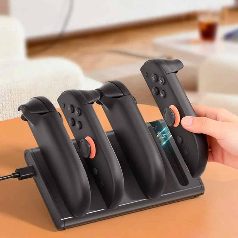 IPLAY HBS-2897 NS2 Joy-Con Charging Station for Nintendo Switch 2 4-in-1 Magnetic Charging Dock with LED Indicator
