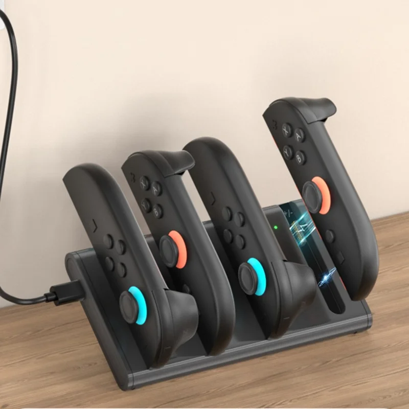 IPLAY HBS-2897 NS2 Joy-Con Charging Station for Nintendo Switch 2 4-in-1 Magnetic Charging Dock with LED Indicator