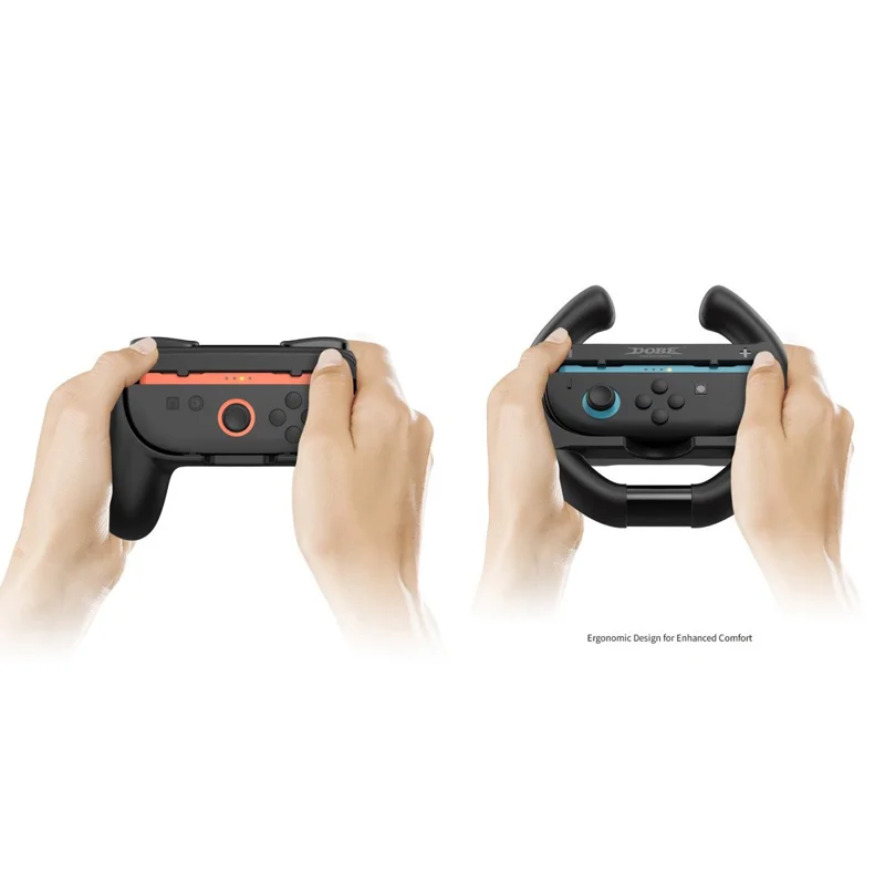 DOBE FOMIS ELECTRONICS Controller Grip and Steering Wheel Handle Kit for Nintendo Switch 2  /  Switch  /  Switch OLED