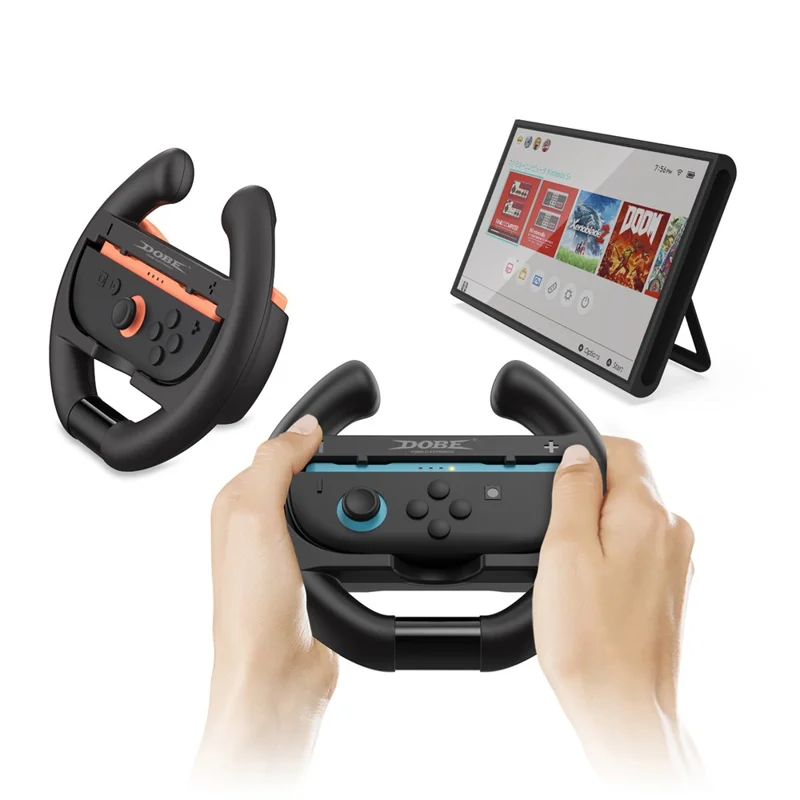 DOBE FOMIS ELECTRONICS Controller Grip and Steering Wheel Handle Kit for Nintendo Switch 2  /  Switch  /  Switch OLED