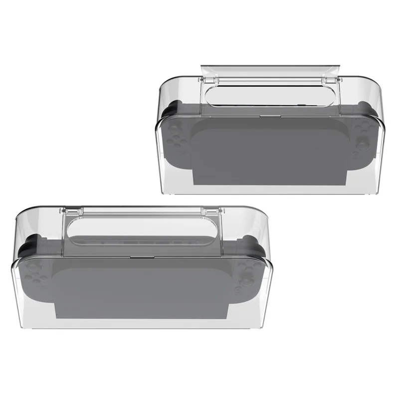 DOBE FOMIS ELECTRONICS TNS-51127 Clear Dust Cover for Nintendo Switch  /  Switch 2  /  Switch OLED Flip-top Protective Case