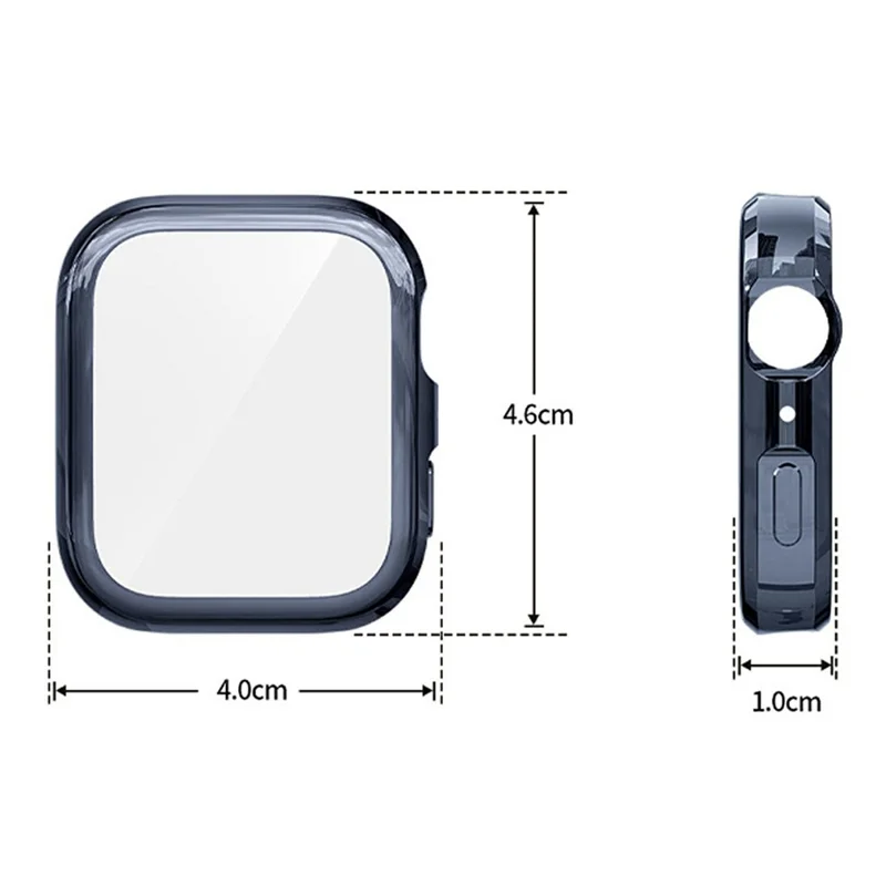 For Huawei Watch Fit 5 Full Coverage TPU Watch Cover Electroplated Protective Case - Midnight Blue