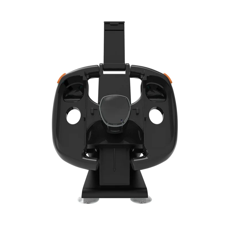 KJH-NS2-035-2 Soporte de Carga con Diseño de Volante de Carreras para Nintendo Switch 2, Soporte para Doble Control Joy-Con con Pantalla LED de Juego - Negro