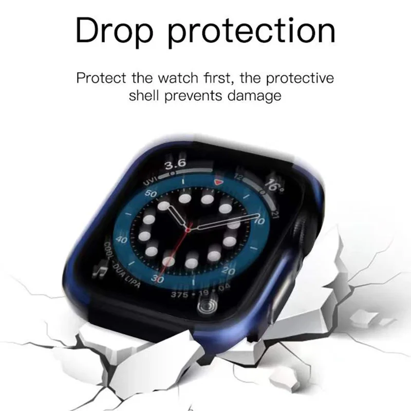 COTECI CS7076 Watch Case for Apple Watch Series 6 5 4 SE 44mm Aluminum Alloy + TPU Protective Cover - Silver