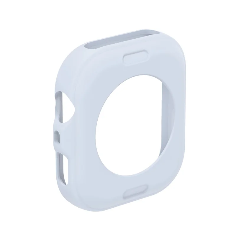 Coque en silicone pour Huawei Watch Fit 5 Pro, protection antidéflagration avec cadre creux - Bleu bébé