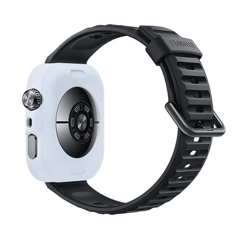 Coque en silicone pour Huawei Watch Fit 5 Pro, protection antidéflagration avec cadre creux - Bleu bébé