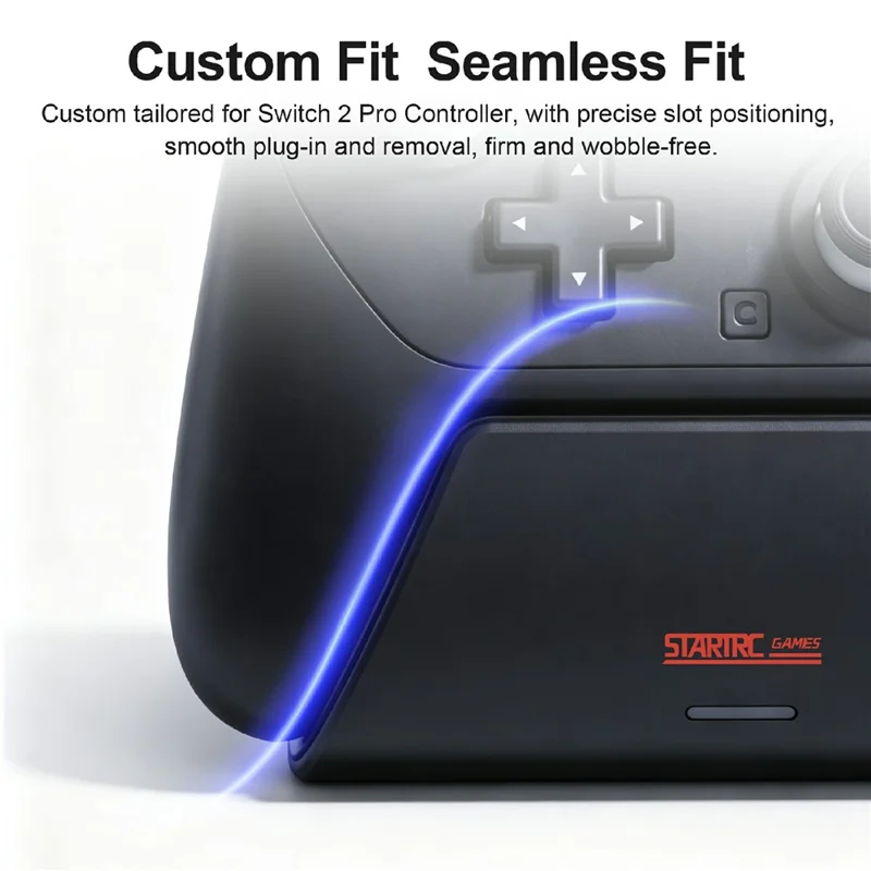 STARTRC GAMES For Nintendo Switch 2 Pro Controller Charging Dock Station with Adapter