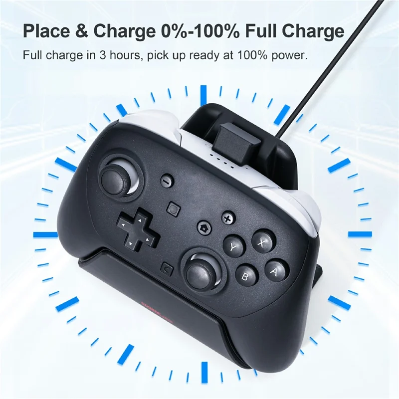 STARTRC GAMES For Nintendo Switch 2 Pro Controller Charging Dock Station with Adapter