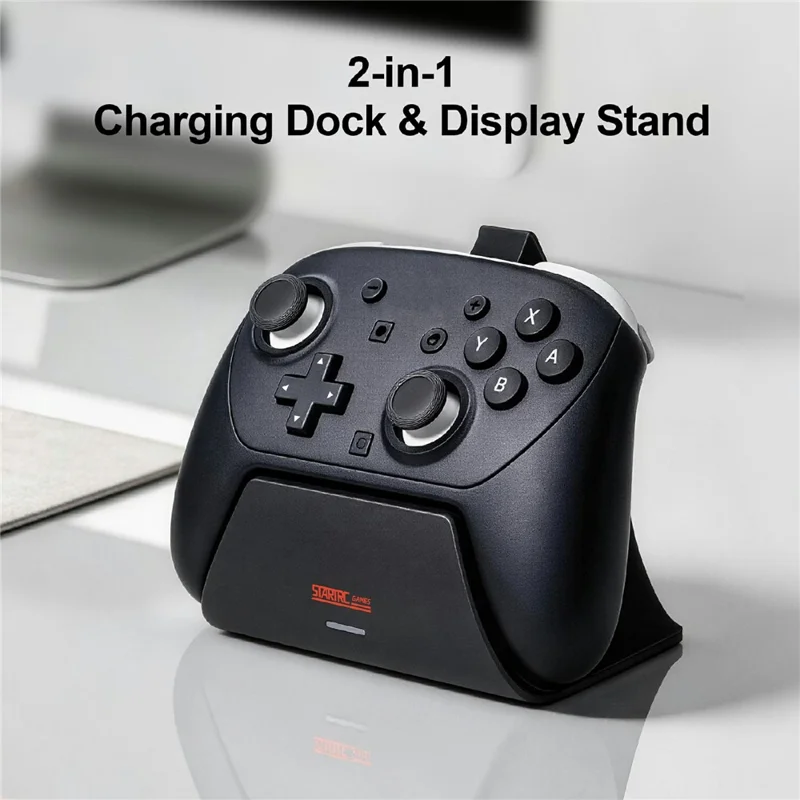STARTRC GAMES For Nintendo Switch 2 Pro Controller Charging Dock Station with Adapter