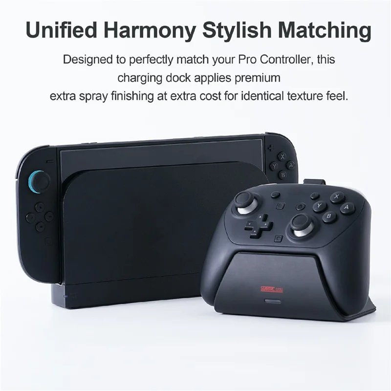STARTRC GAMES For Nintendo Switch 2 Pro Controller Charging Dock Station with Adapter