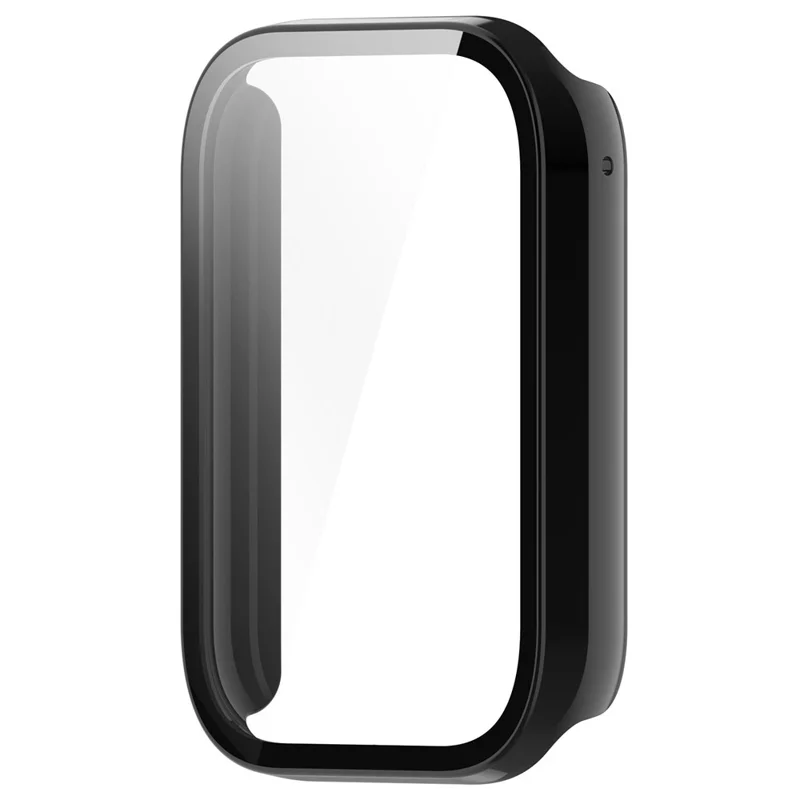 Capa de Proteção para Xiaomi Smart Band 10 Pro (Edição Cerâmica) com Protetor de Ecrã de Vidro Temperado, Capa para Relógio em PC - Preto