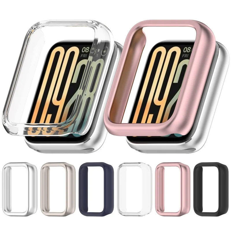 Custodia per Xiaomi Smart Band 10 Pro (Edizione Standard) con Design Traforato, Cornice Rigida in PC, Protezione per Orologio - Nero