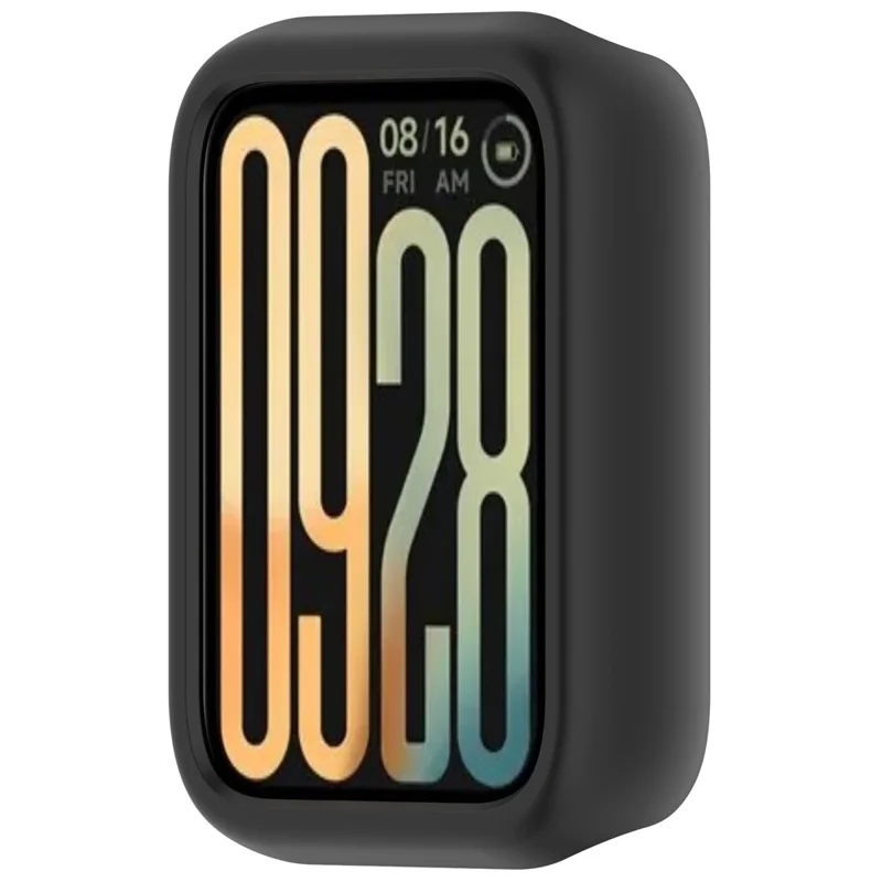 Custodia per Xiaomi Smart Band 10 Pro (Edizione Ceramica) con Design Traforato, Cornice Rigida in PC, Protezione per Orologio - Nero