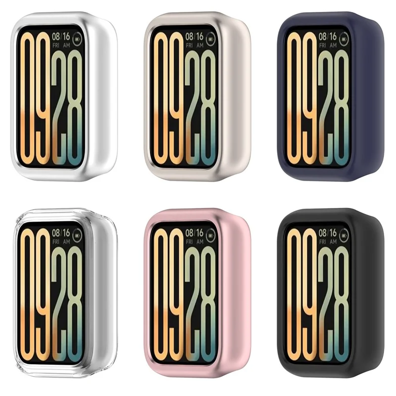 Custodia per Xiaomi Smart Band 10 Pro (Edizione Ceramica) con Design Traforato, Cornice Rigida in PC, Protezione per Orologio - Nero