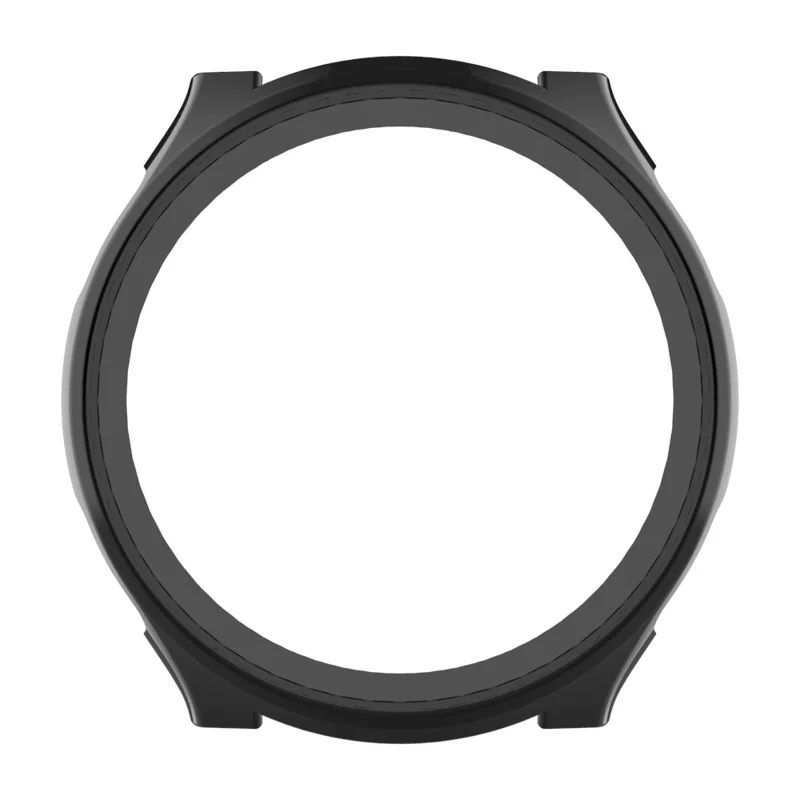 For Huami Amazfit Cheetah 2 Pro Watch Case PC Frame with Glass Screen Film - Black