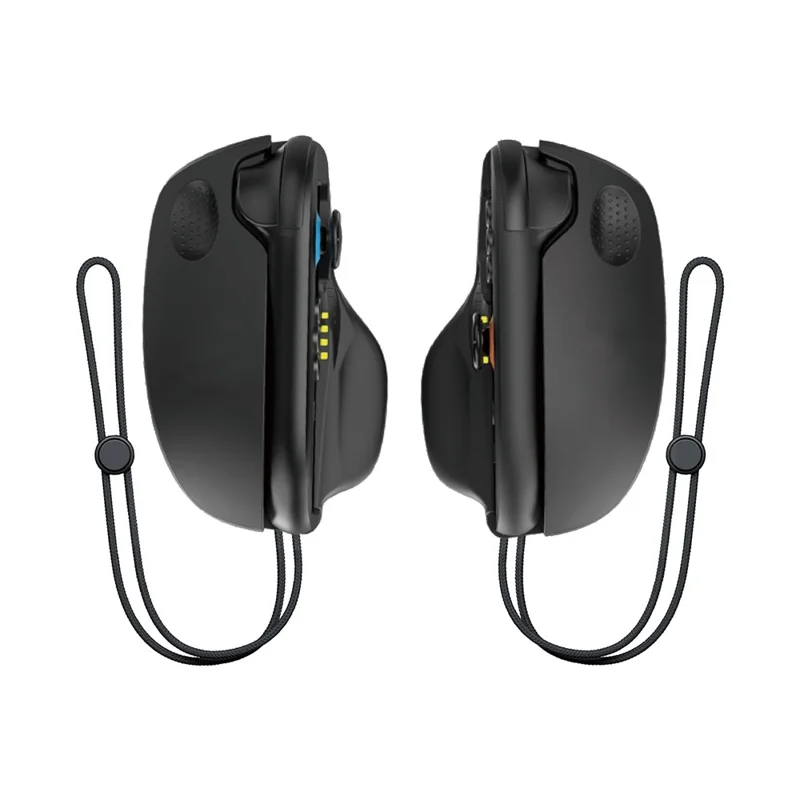 8049 2 Pezzi Supporto Mouse per Controller di Gioco per Nintendo Switch 2 Joy-Con Controller Mini Supporto Convertitore Mouse - Nero