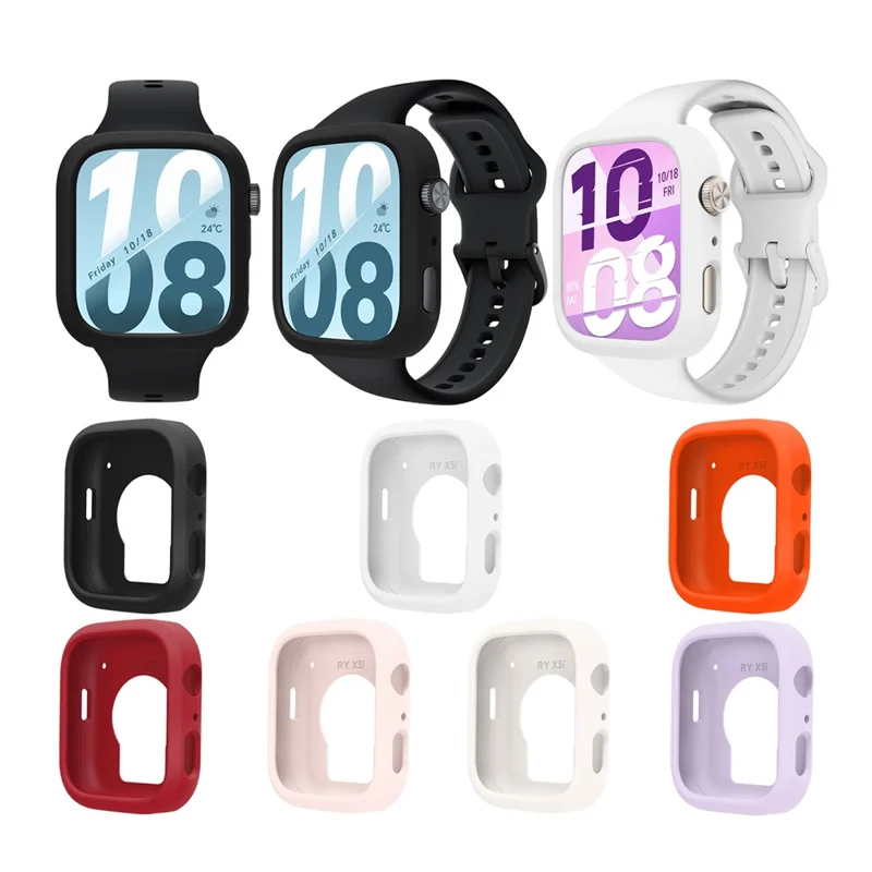 Schutzhülle für Honor Watch X5i Stoßdämpfend Kratzfest Silikon Schutzhülle - Orange