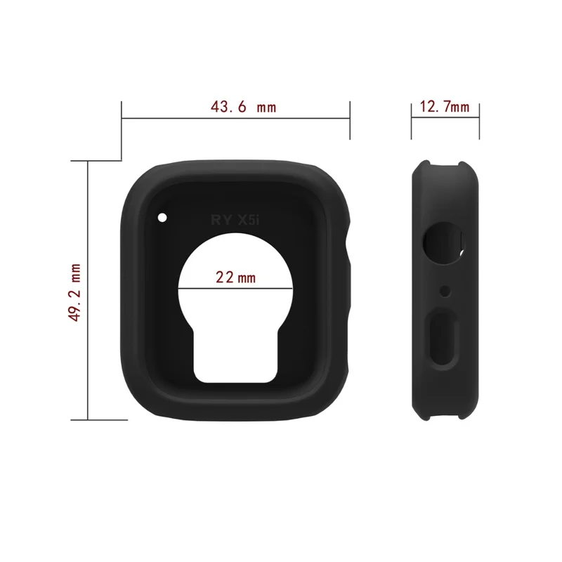 Schutzhülle für Honor Watch X5i Stoßdämpfend Kratzfest Silikon Schutzhülle - Orange