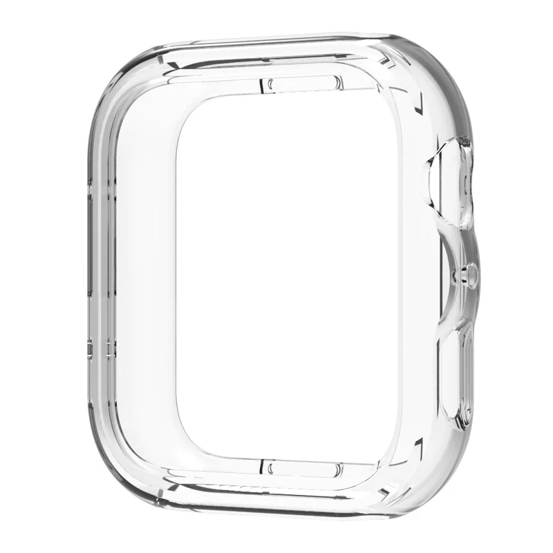 For Huawei Watch Fit 5 Case Semi-Open TPU Protective Shell Hollow Watch Frame - Transparent