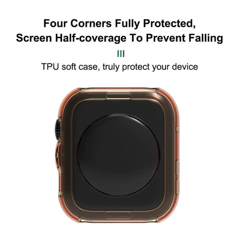 For Huawei Watch Fit 5 Case Semi-Open TPU Protective Shell Hollow Watch Frame - Transparent