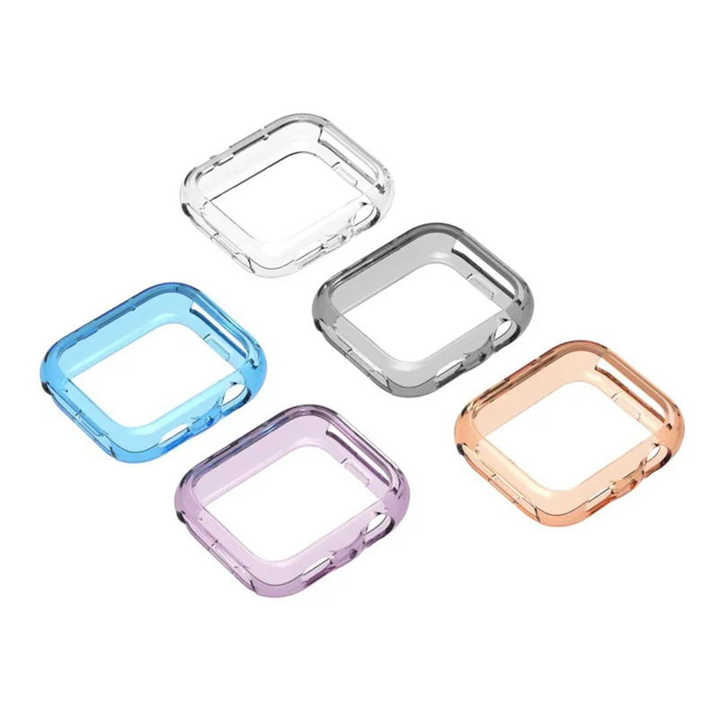 For Huawei Watch Fit 5 Case Semi-Open TPU Protective Shell Hollow Watch Frame - Transparent