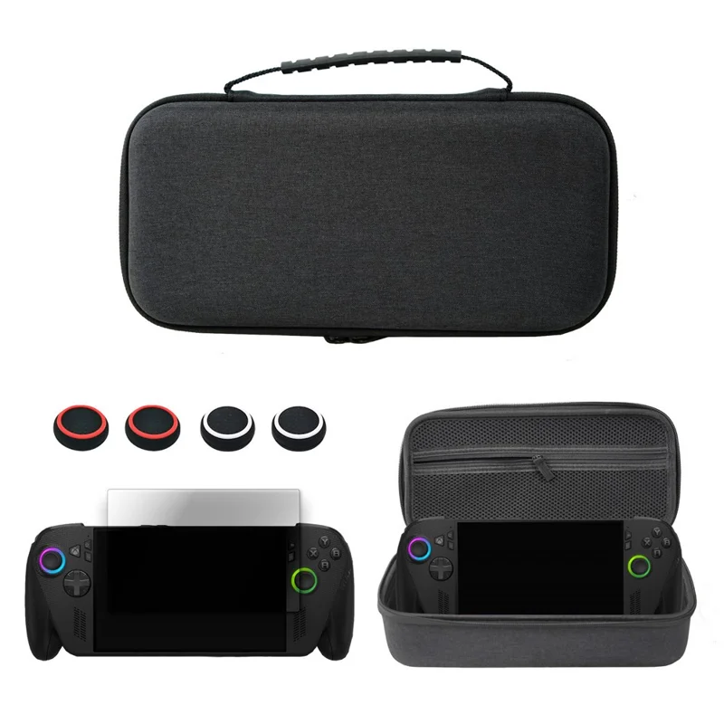 8047 Carrying Case for Asus ROG Xbox Ally X (2025) Portable Gaming Console Shockproof EVA Hard Shell Travel Storage Bag - Black