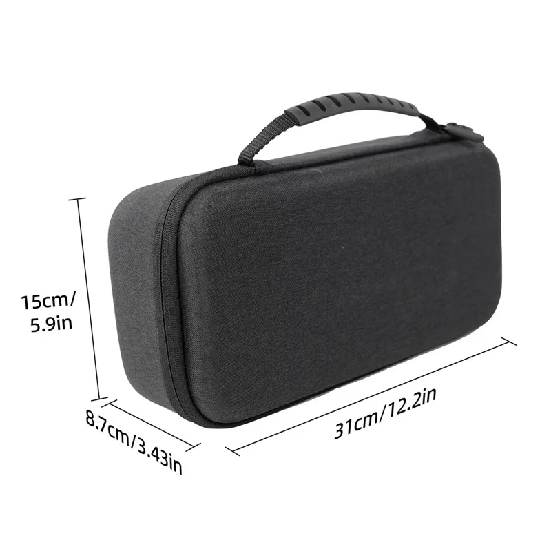 8047 Carrying Case for Asus ROG Xbox Ally X (2025) Portable Gaming Console Shockproof EVA Hard Shell Travel Storage Bag - Black