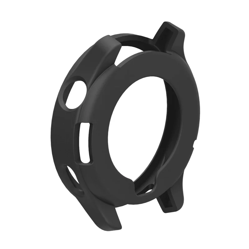 Silicone Case for Xiaomi Watch S5 Protective Cover Shockproof TPU Shell Bumper - Black