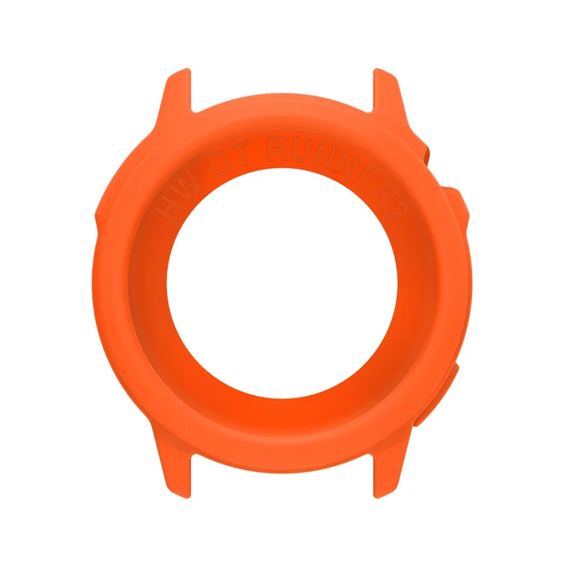 Silicone Case for Huawei Watch GT Runner 2 Protective Cover Shockproof Soft TPU Shell - Orange