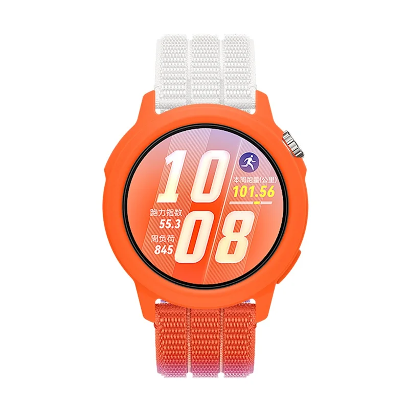Silicone Case for Huawei Watch GT Runner 2 Protective Cover Shockproof Soft TPU Shell - Orange