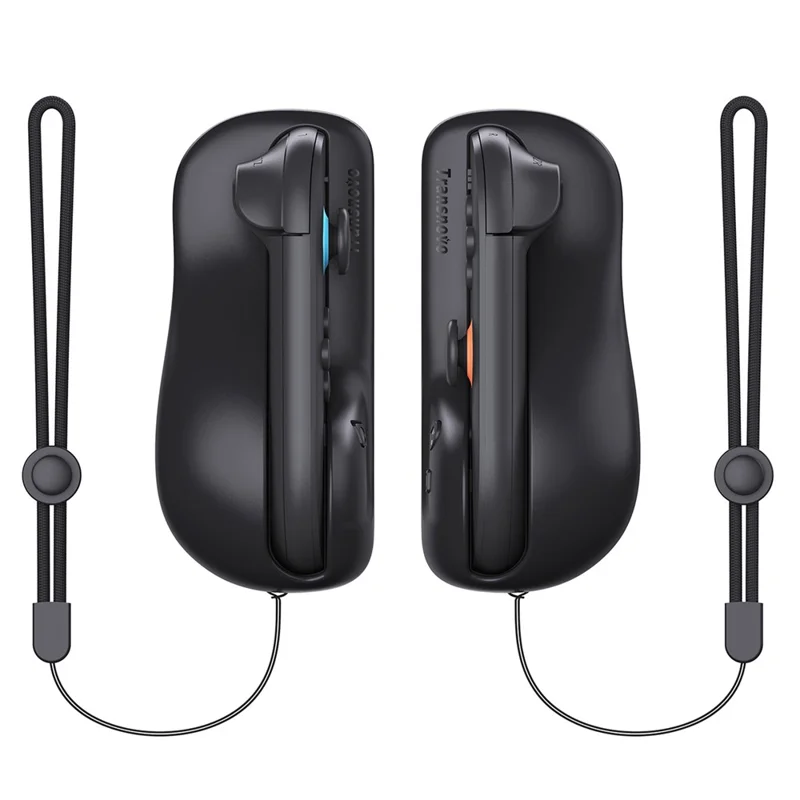 TRANSNOVO S73-014 2 pièces Support de manette Souris pour Nintendo Switch 2 Poignée ergonomique pour jeu Portable Support de souris pour manette - Noir