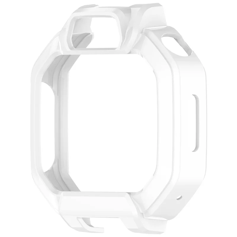 For Huawei Watch Kids X1 / Watch Kids X1 Pro Case Semi-Open TPU Protective Shell Hollow Watch Frame - White