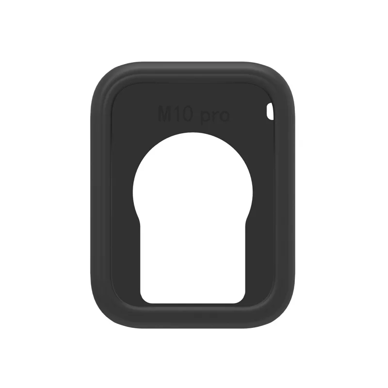 Custodia per Xiaomi Smart Band 10 Pro, Cover Protettiva in Silicone Assorbente agli Urti e Resistente ai Graffi - Nero