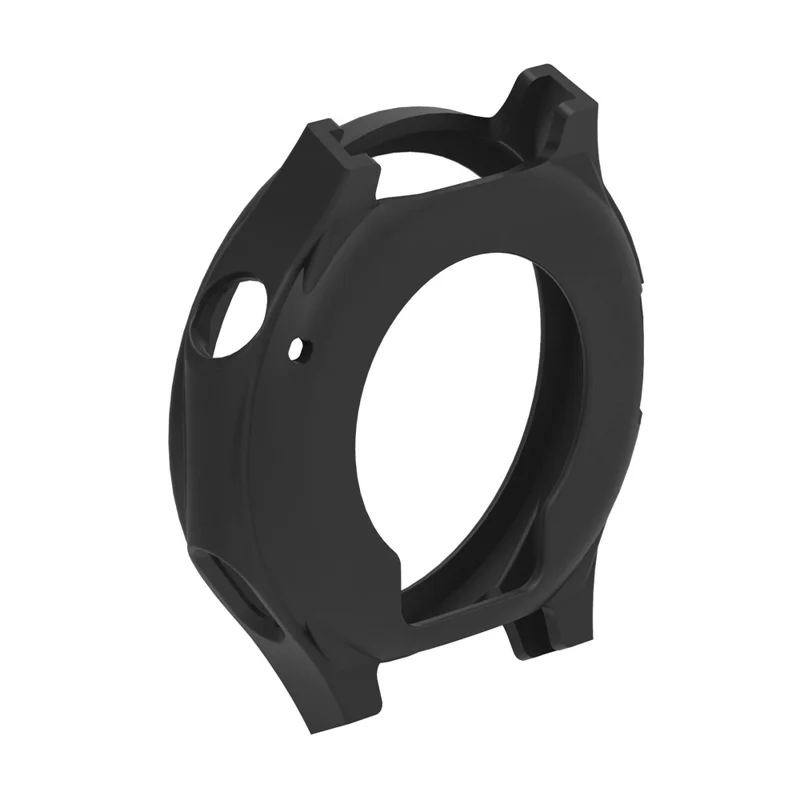 For Oppo Watch X3 Watch Case Shock Absorbing Scratch Resistant Silicone Protective Cover - Black