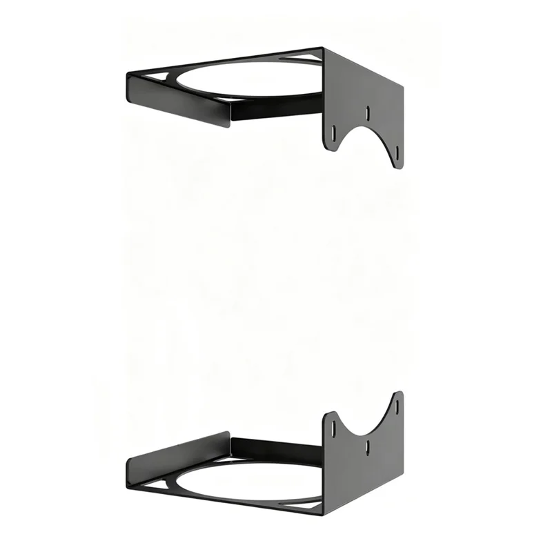 2 stk. under skrivebordsmontering til Xbox Series X, metalbeslag, skjult installation, skrivebordsstilling til spillekonsol - sort