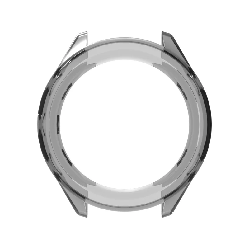 For Garmin Forerunner 170 / Forerunner 70 beskyttelsesdæksel mod støddæmpende TPU halvdækselramme - transparent blå