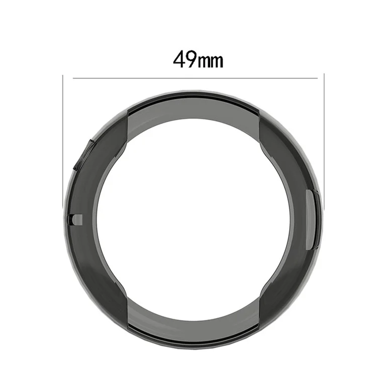 Clear Soft TPU Smart Watch Cover Schutzhülle Für Huami Amazfit Nexo - Transparent Weiß