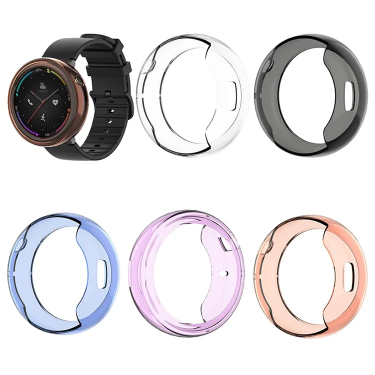 Clear Soft TPU Smart Watch Cover Schutzhülle Für Huami Amazfit Nexo - Transparent Weiß