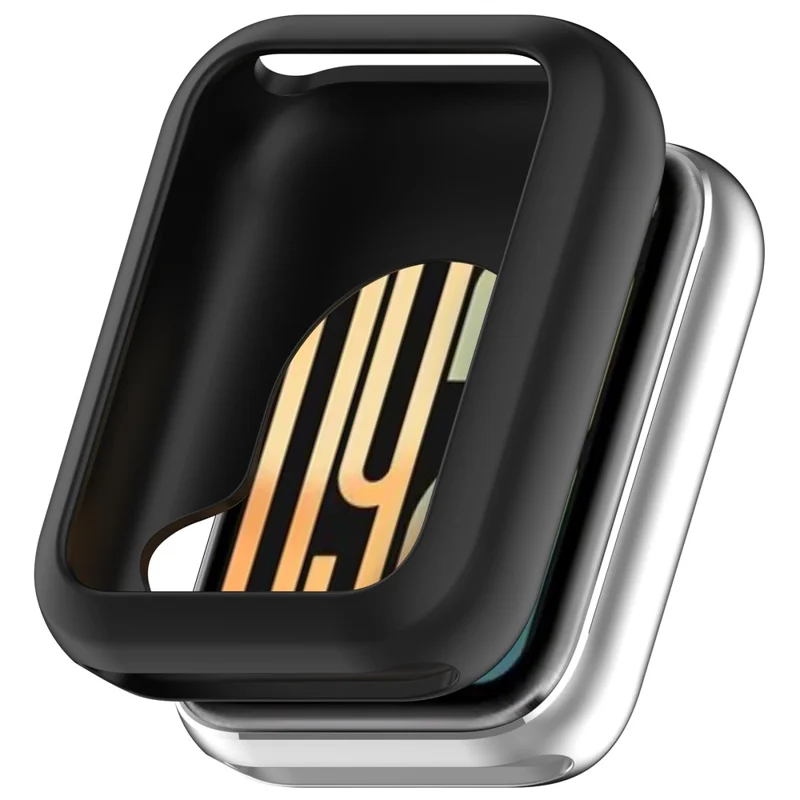 Custodia per Xiaomi Smart Band 10 Pro / 9 Pro, Cover Protettiva in Silicone Morbido - Nero