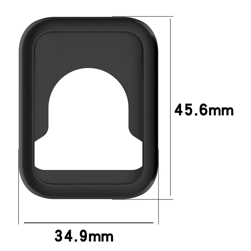 Custodia per Xiaomi Smart Band 10 Pro / 9 Pro, Cover Protettiva in Silicone Morbido - Nero