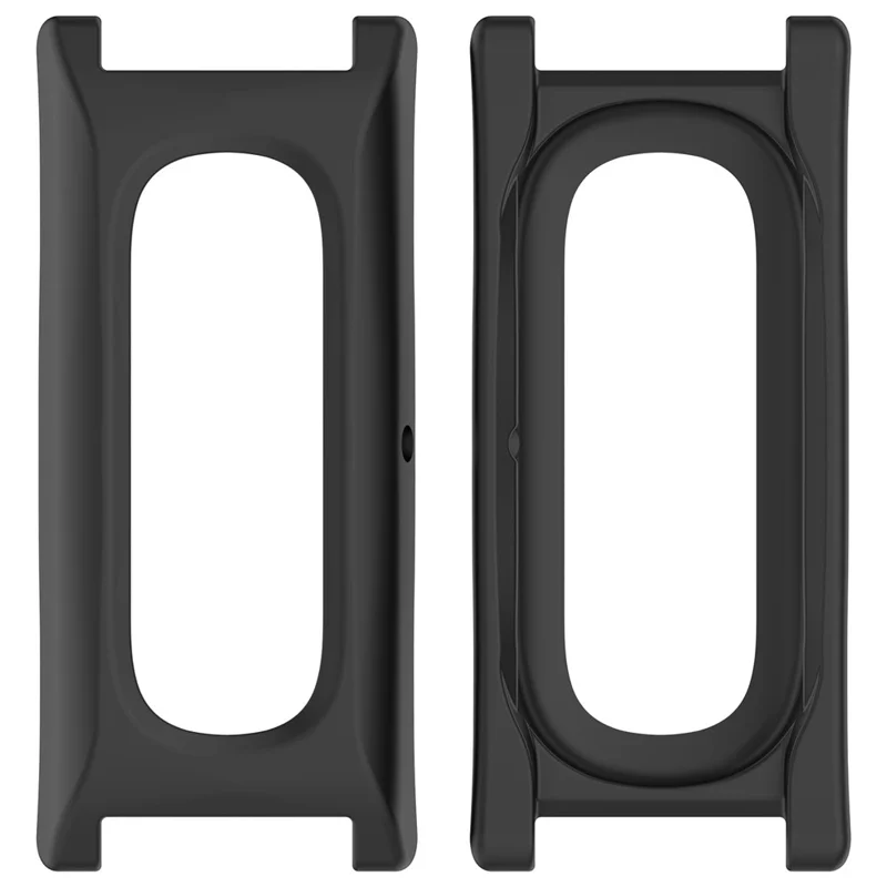 Funda Protectora de PC para Reloj Google Fitbit Air con Diámetro Interno de 12 mm - Negro Mate